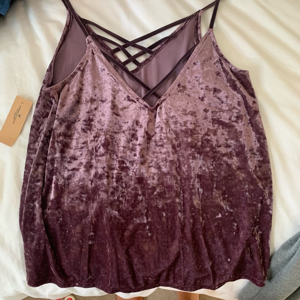 American Eagle purple tank - Picture 2 of 2